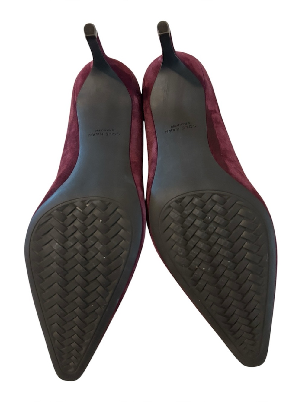 Cole Haan The Go-To Janey Pointed Toe Pump, Burgandy Suede, Size 9, NWOT - Picture 6 of 10